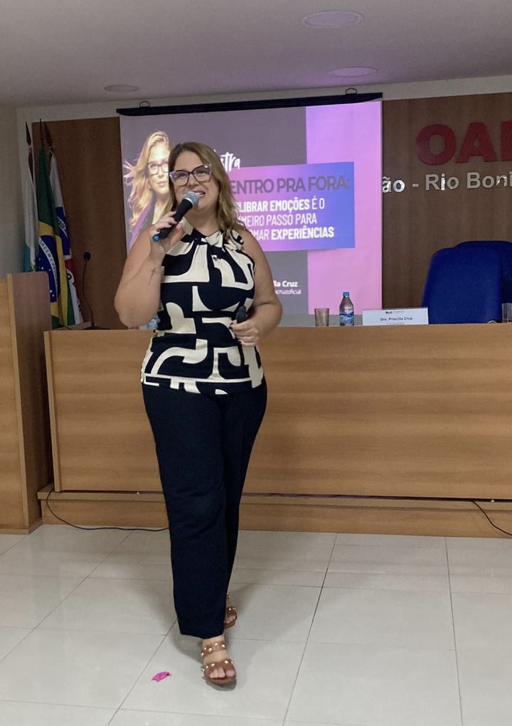 Palestra de Priscilla Cruz na OAB Rio Bonito